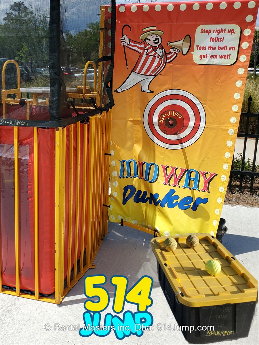 Dunk Tank Carnival theme Water slides rentals, Bounce house rentals