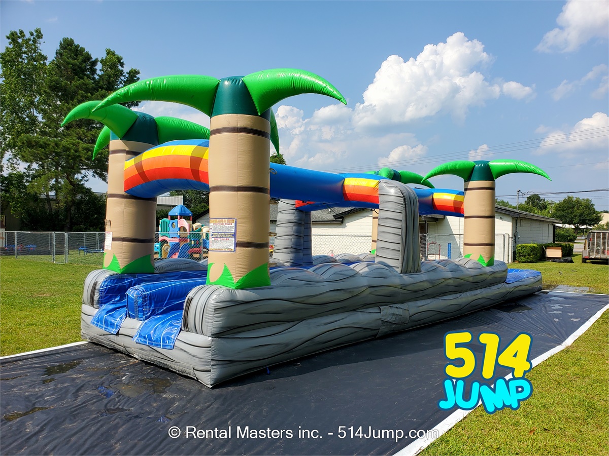 Run N Rock Double lane Slip n slide - Water Slide Rentals, Bounce House ...