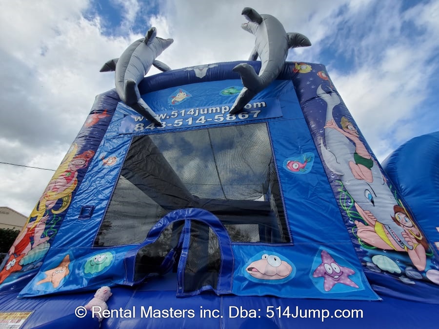 Underwater Adventure Jump and Splash Best Water slides rentals